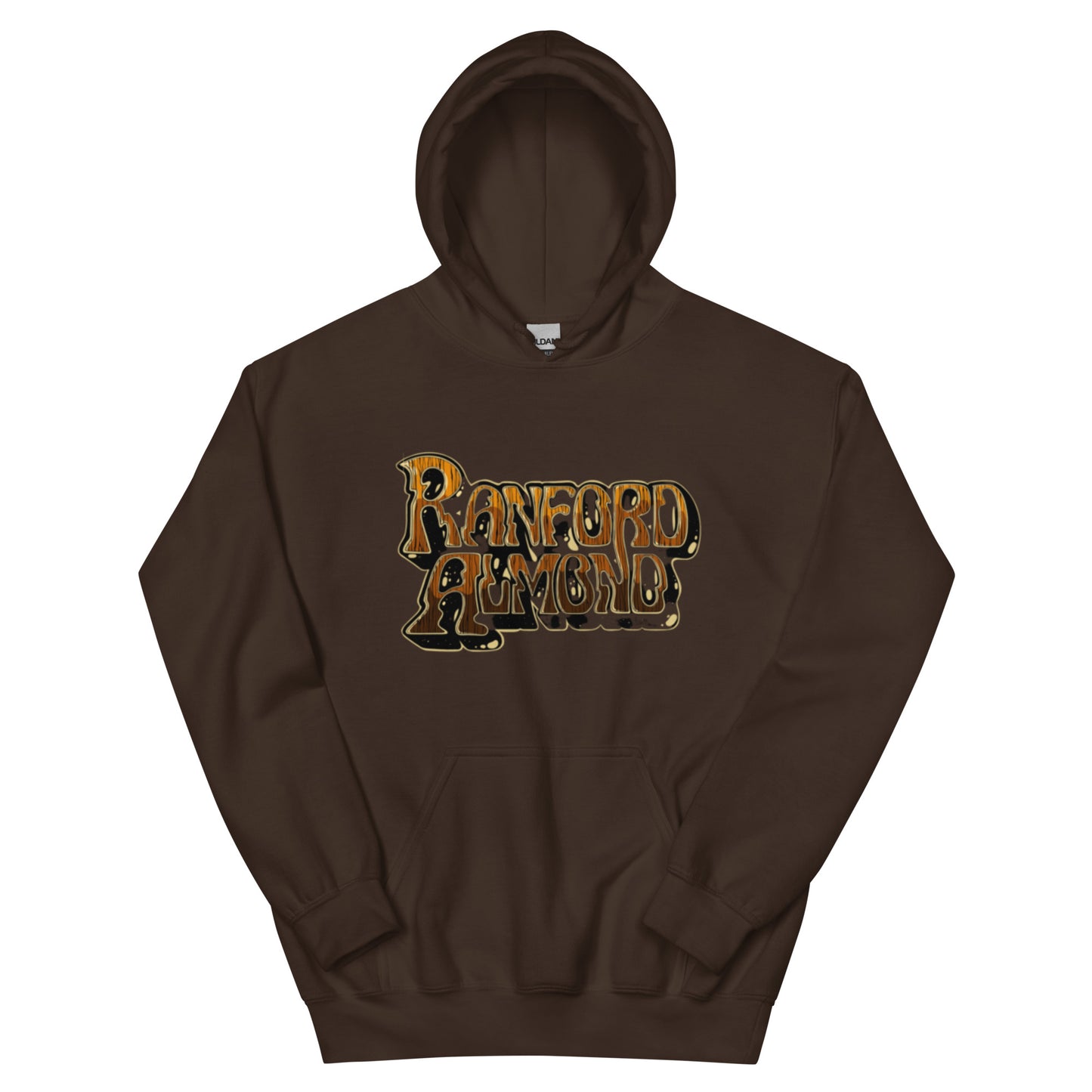 "Wood Grain" Chocolate Brown Hoodie